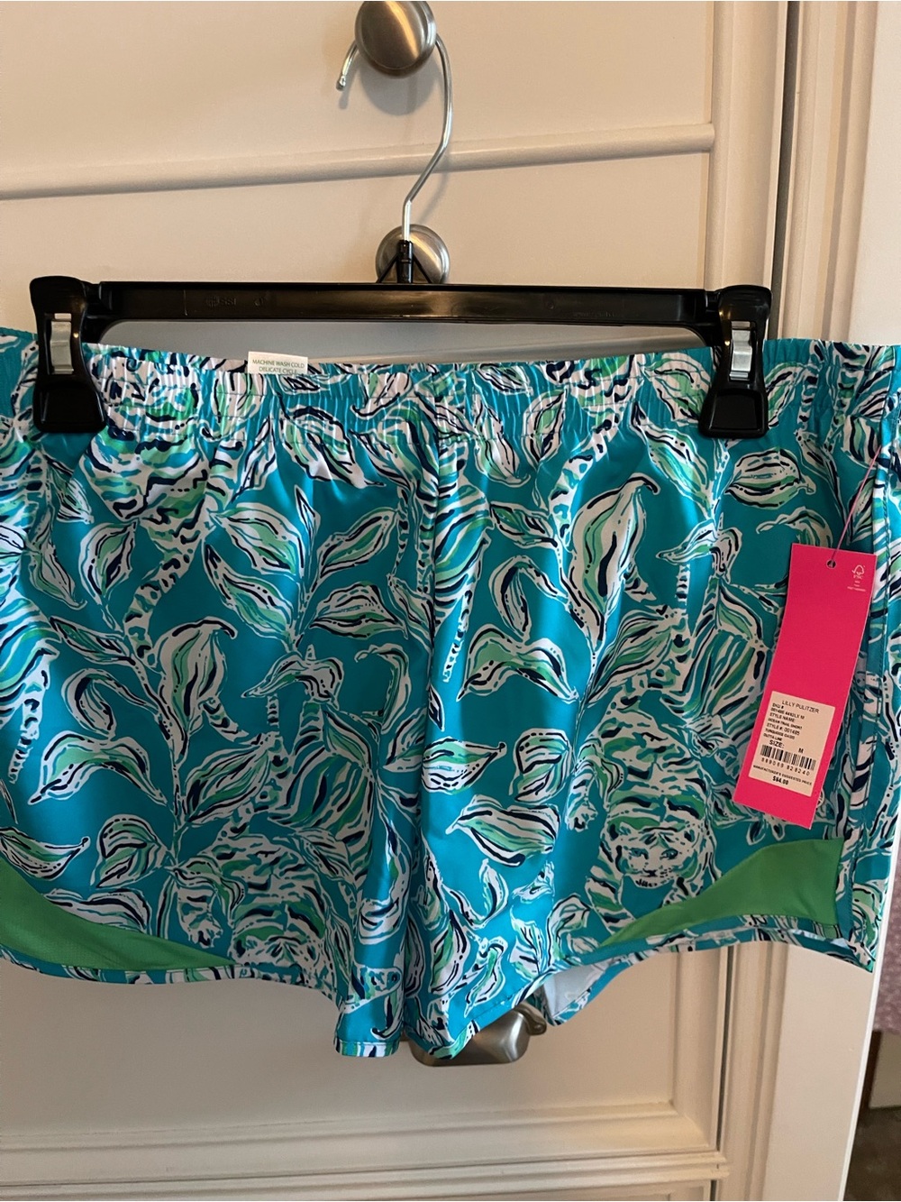 Lilly Pulitzer Turquoise Multicolor Athletic Shorts